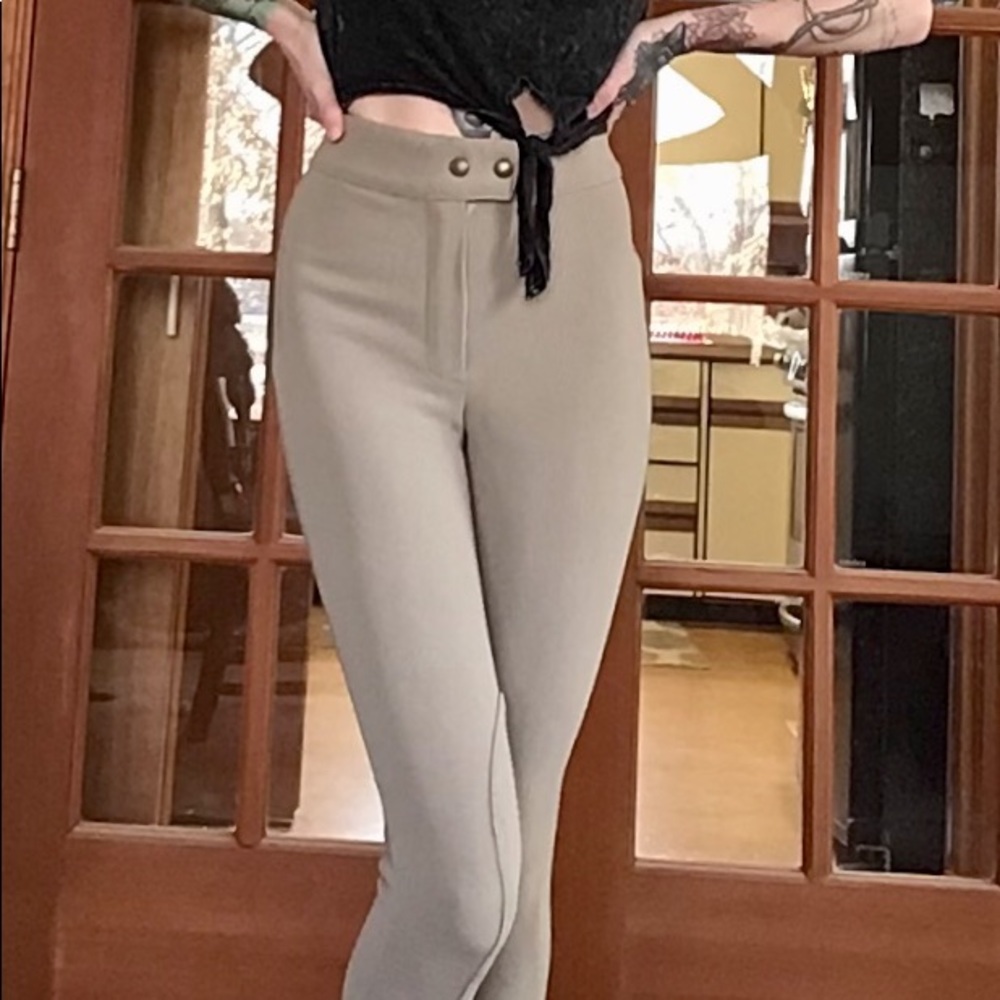American Apparel Beige Riding Pant - Picture 1 of 5